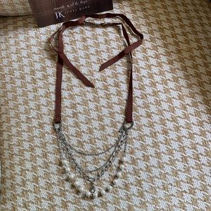 Jewel Kade ribbon necklace
